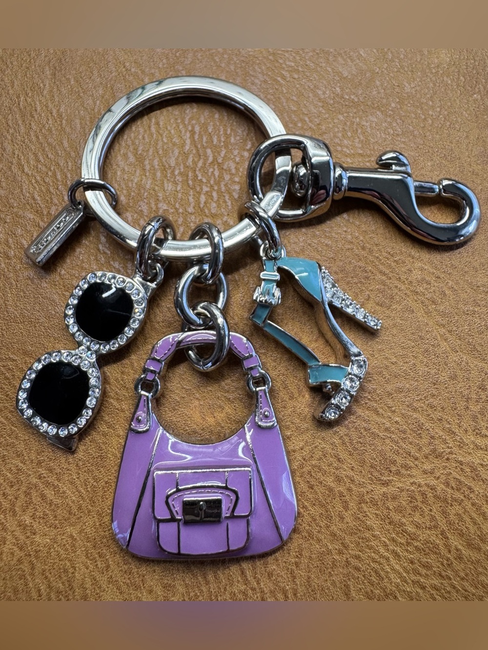 Coach Fashion Charm Keychain 
(No Missing Stones) Excellent Condition
